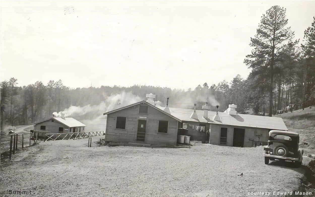 building and car Camp Summit