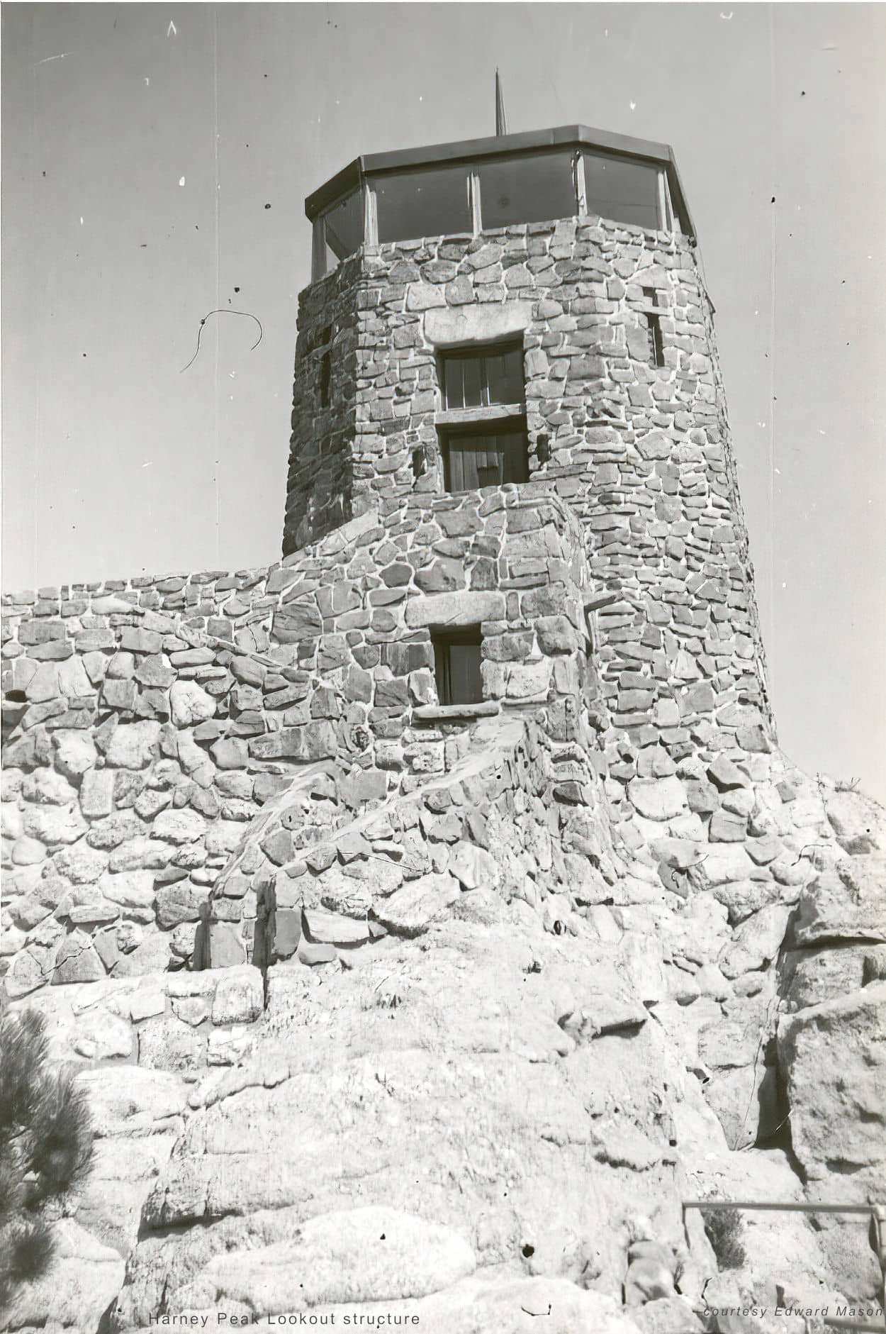 Harney Peak lookout structure