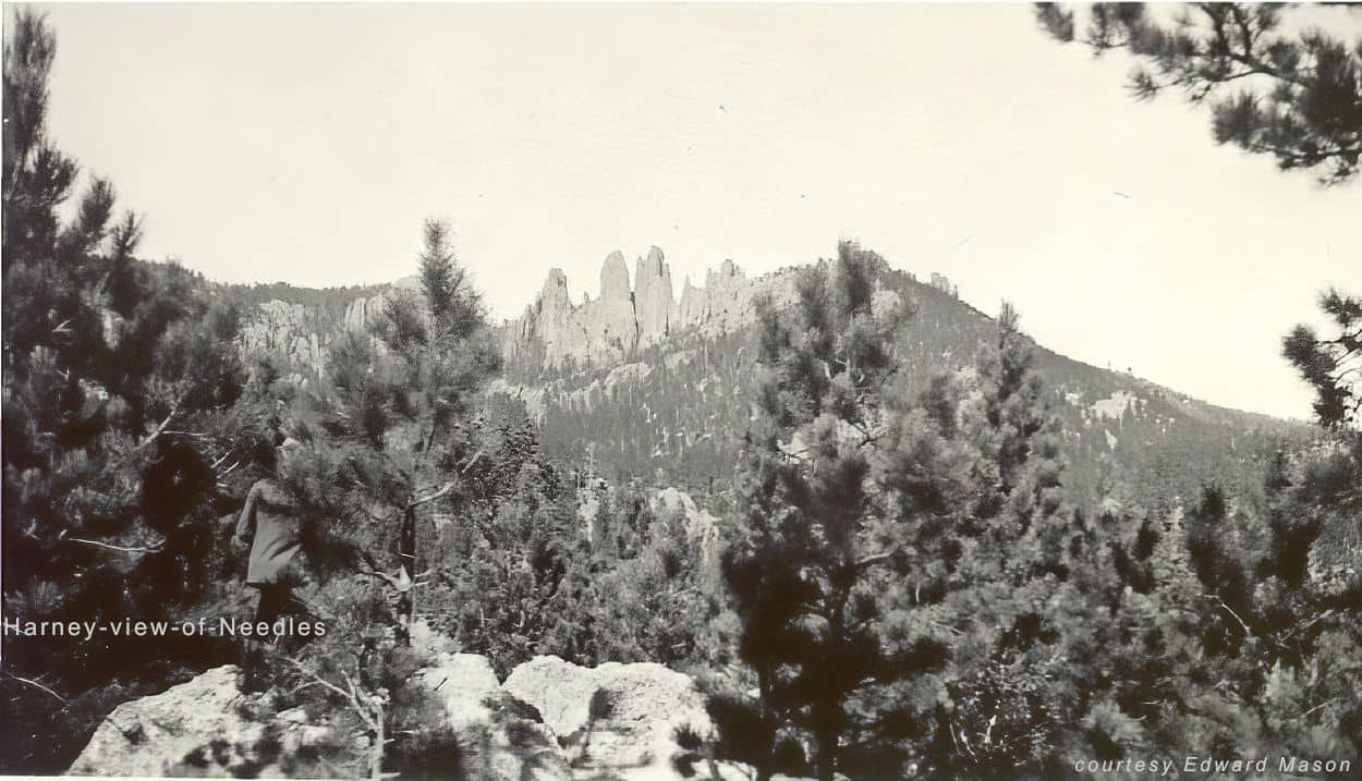view of Needles from Harney