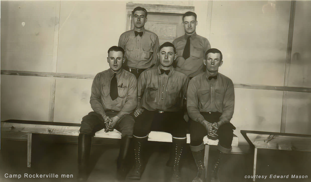 5 men with ties