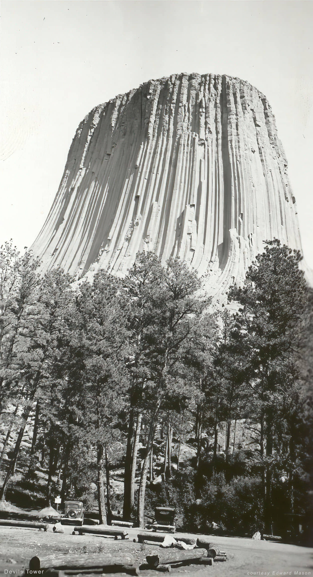 View of Devils Tower