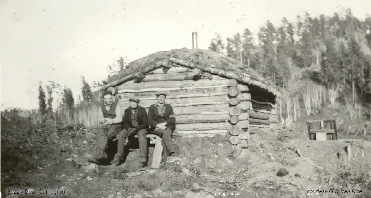 pumphouse at Grizzly Campground