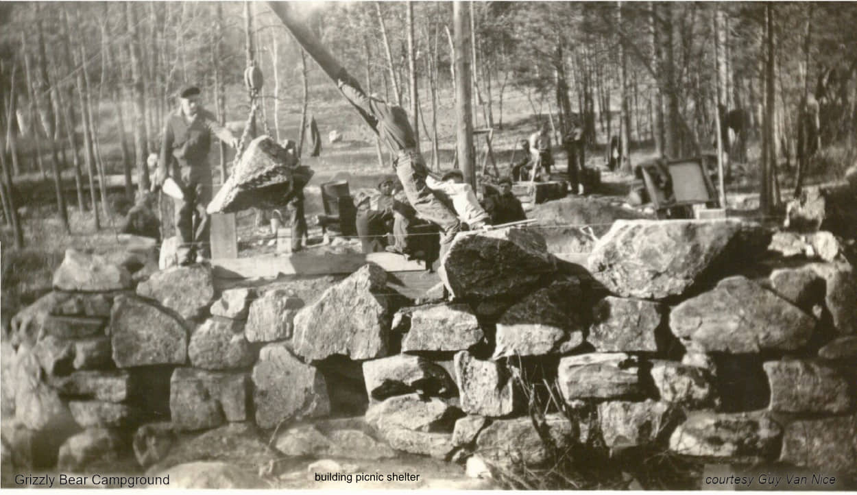 building picnic shelter