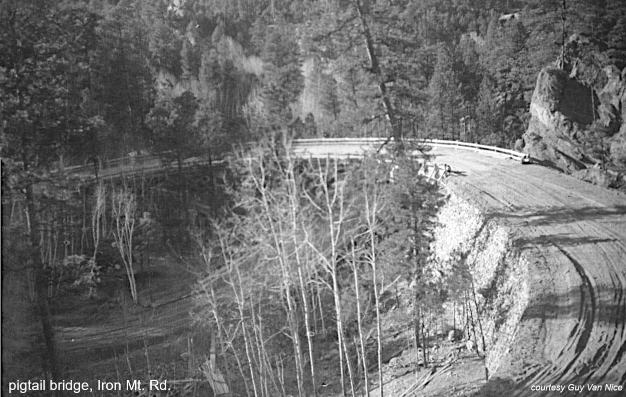 pigtail bridge on Iron Moutain Road