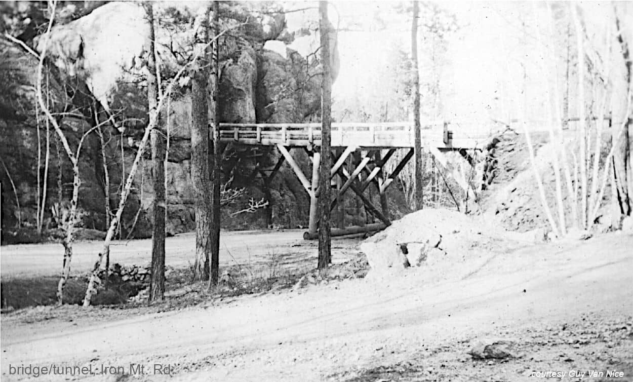 bridge and tunnel on Iron Mt. Rd.