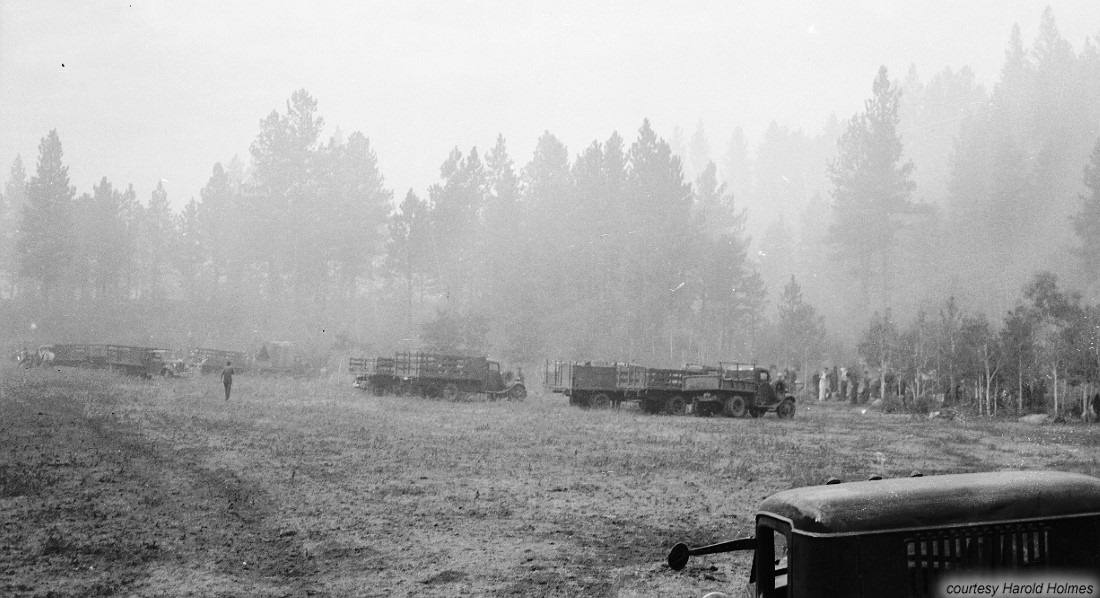 Wind Cave - After Fire - 1936 Wind Cave - After Fire - 1936