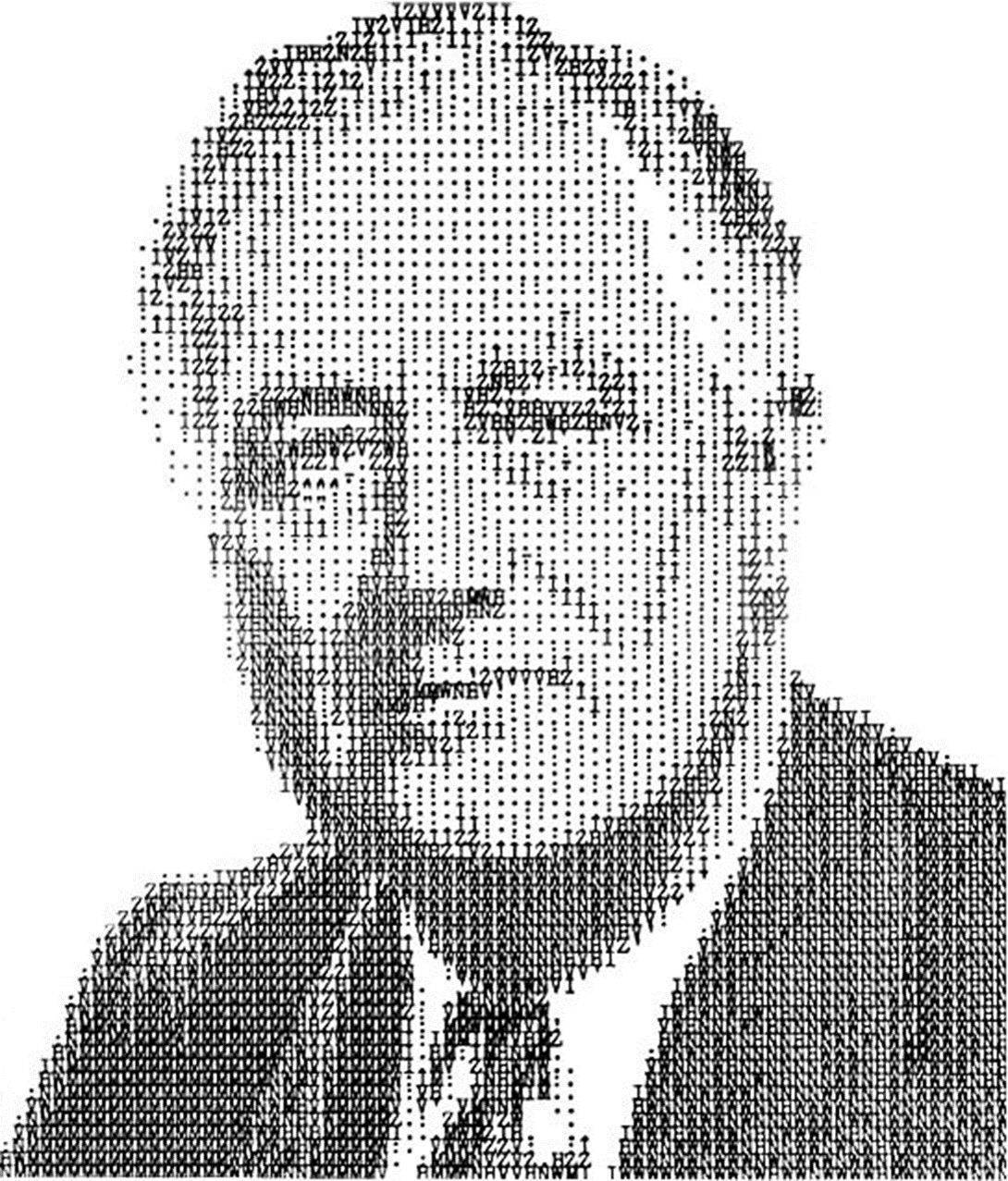 FDR Typewriter Portrait