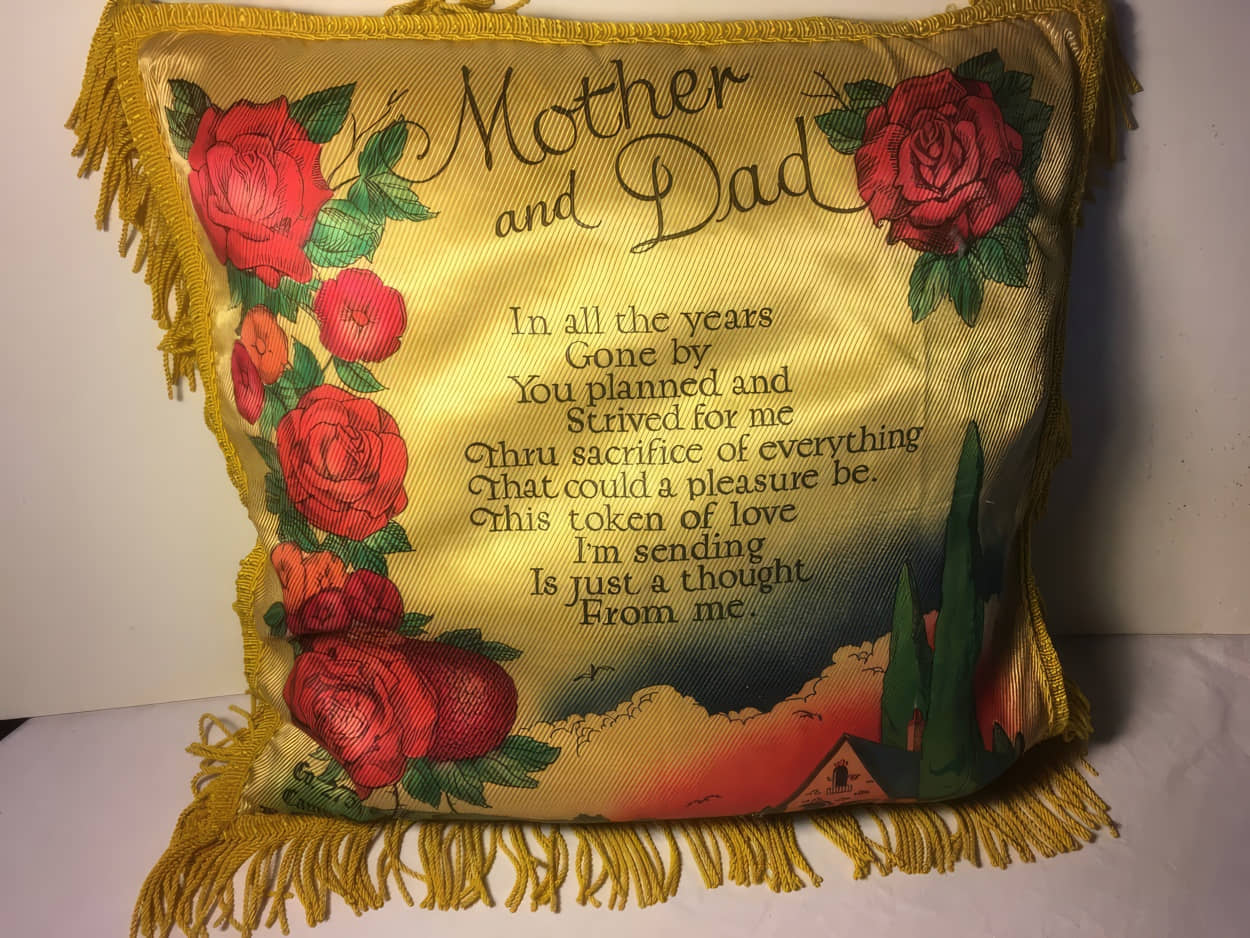 The pillow gift from John Thompson