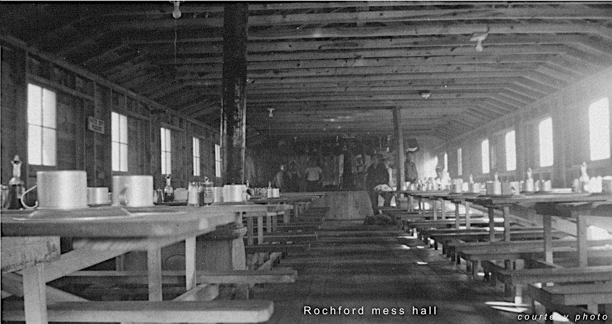 Camp Rochford mess hall