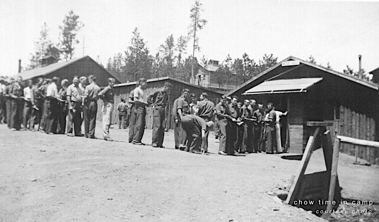 chow time in CCC camp chow time in CCC camp