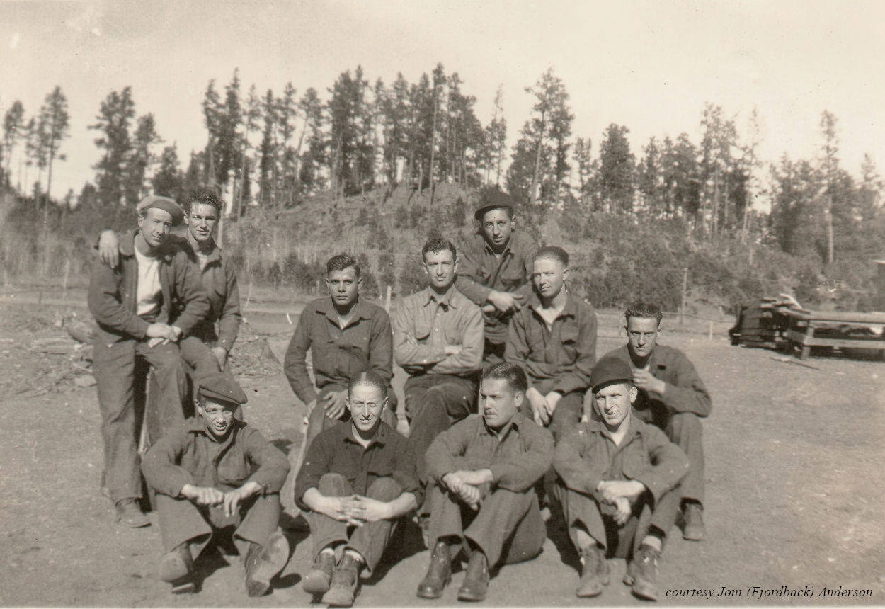 CCC men on break