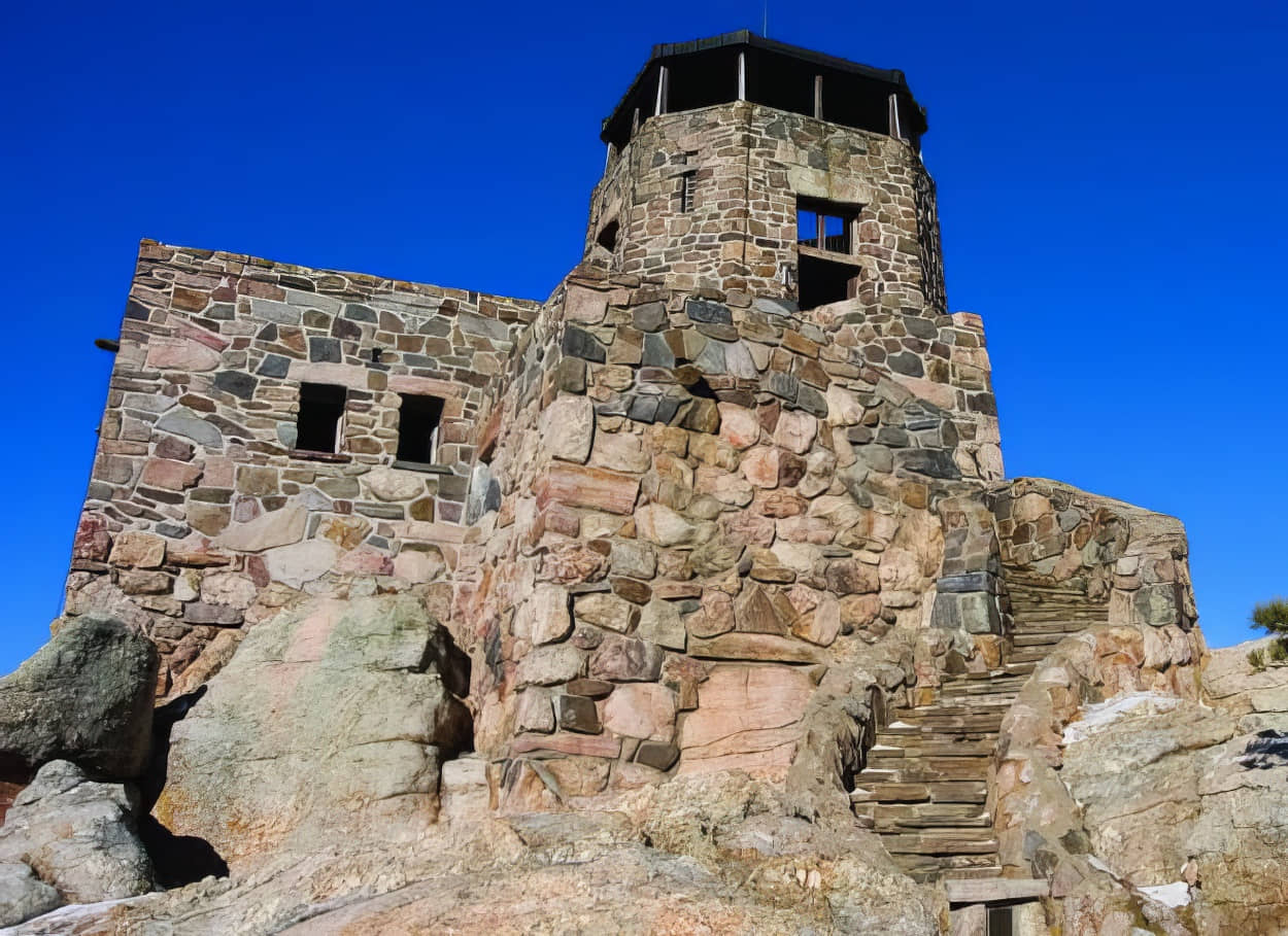 Harney Peak lookout on Black Elk Peak