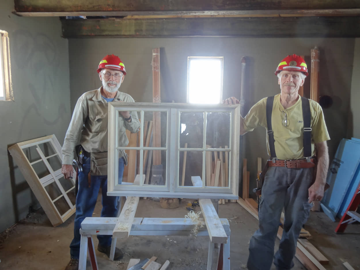 Wayne Boots and Matt Jackson Trim for lookout