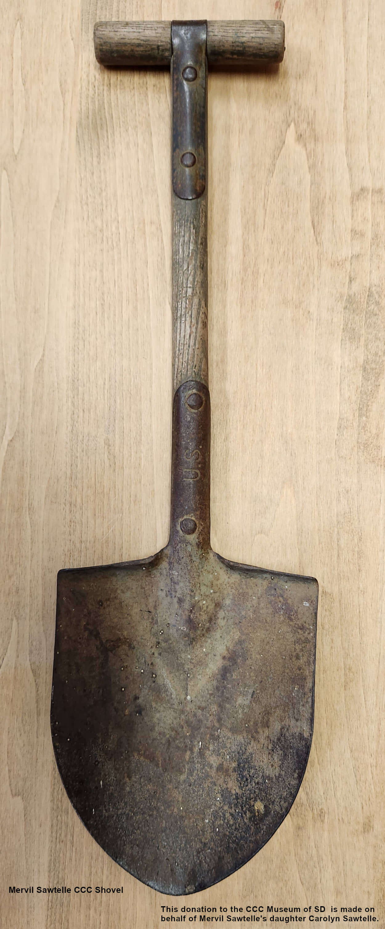 Mervil Sawtelle CCC Shovel