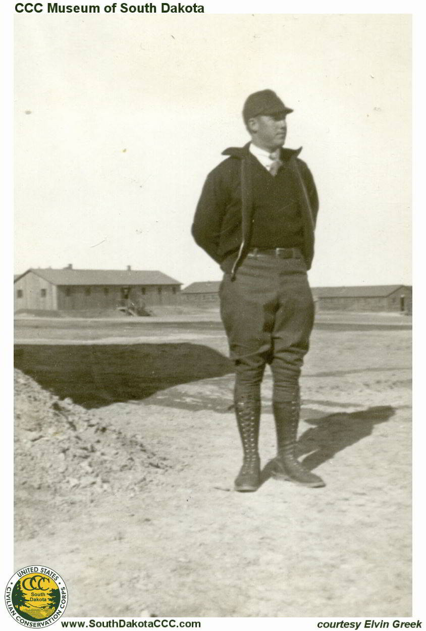 Man at Camp Orman Dam