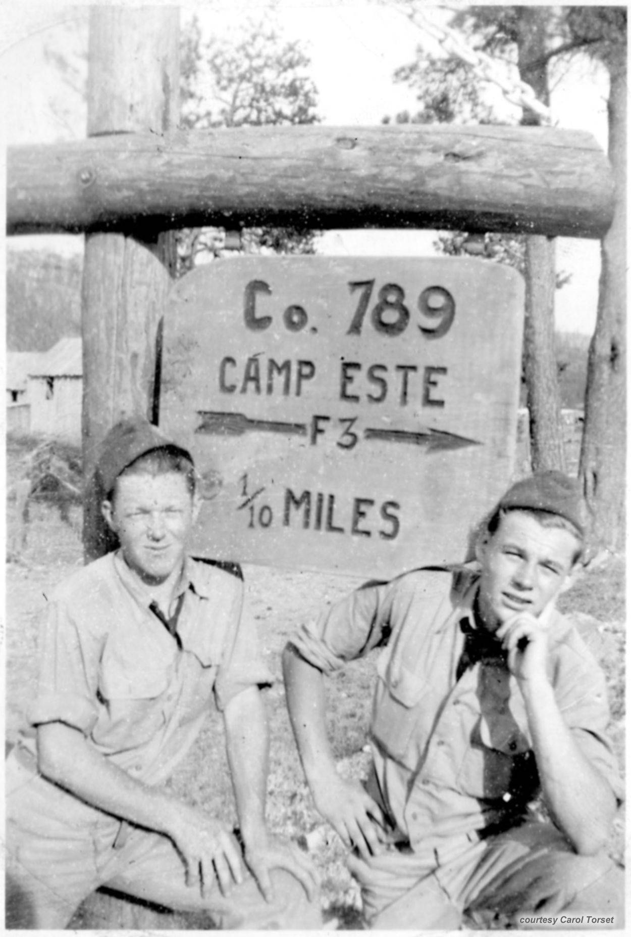 Photo from Vern George Dashel - Camp Este - courtesy Carol Torset