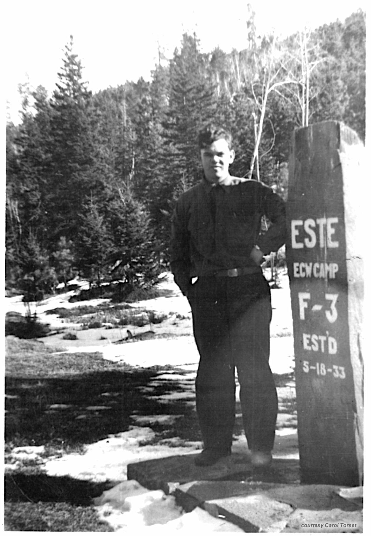 Photo from Vern George Dashel - Camp Este - courtesy Carol Torset