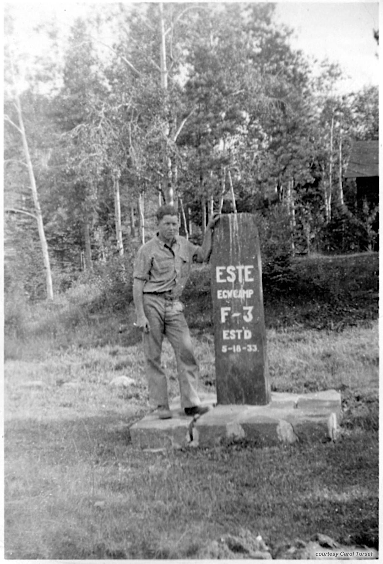 Photo from Vern George Dashel - Camp Este - courtesy Carol Torset