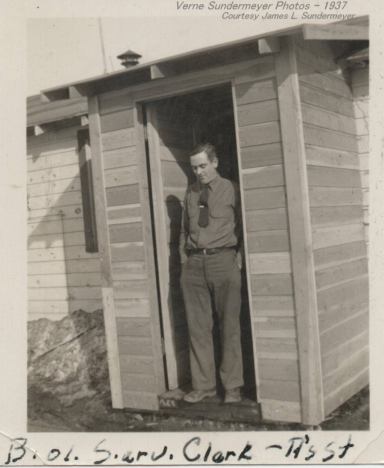 Photo from Verne Sundermeyer CCC days. Photo from Verne Sundermeyer CCC days.
