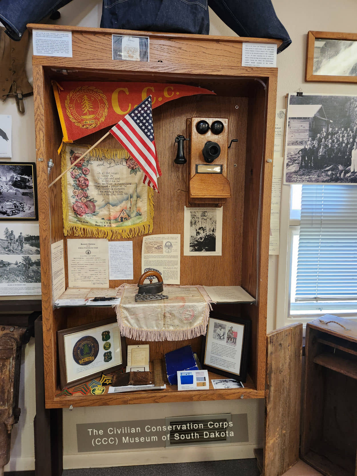 CCC Museum display