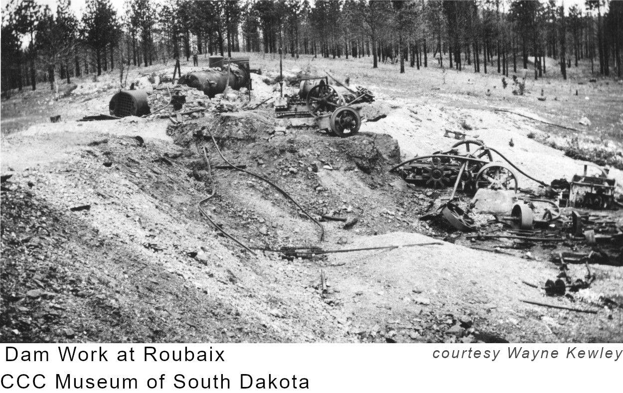 Equipment at Roubaix Dam