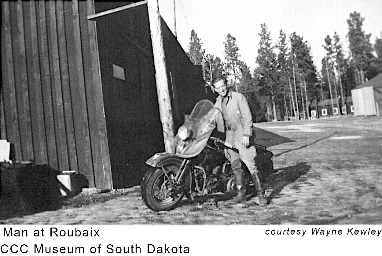 CCC Man with Motorcycle
