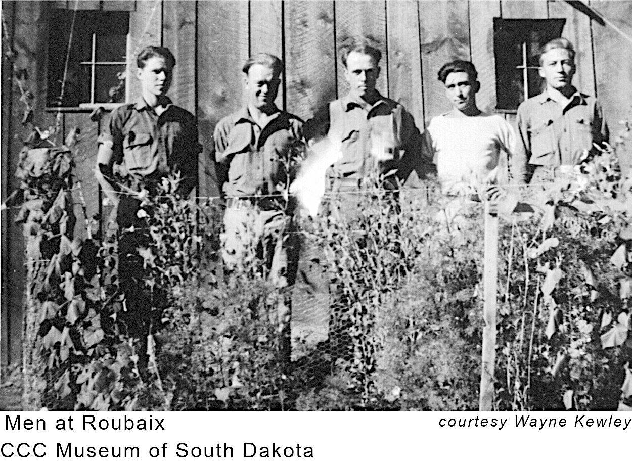 5 Men at Camp Roubaix