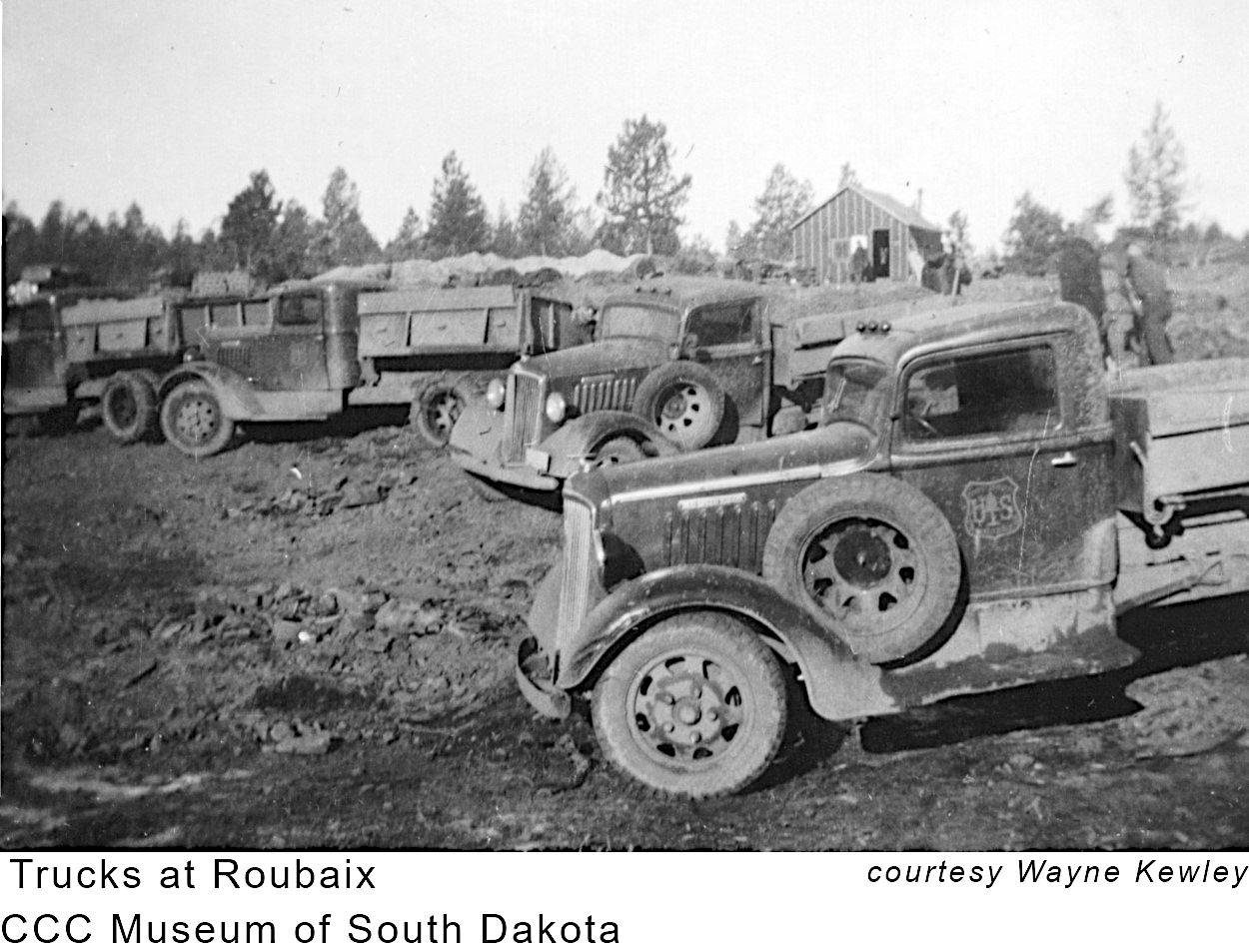 Dump Trucks at Roubaix