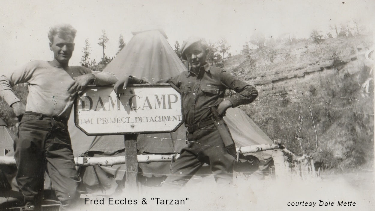 Fred Eccles and Tarzan