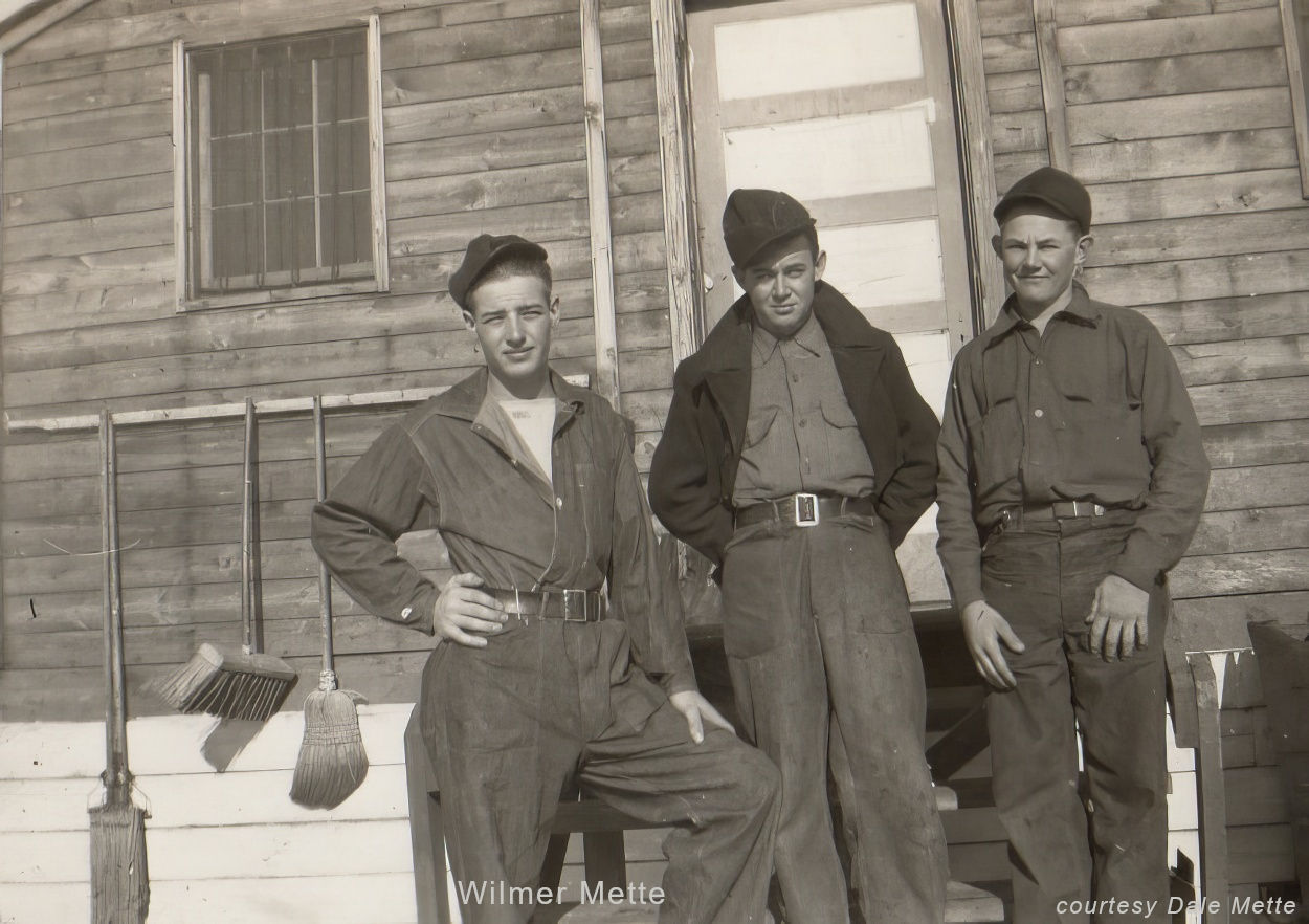 Wilmer Mette and two other men