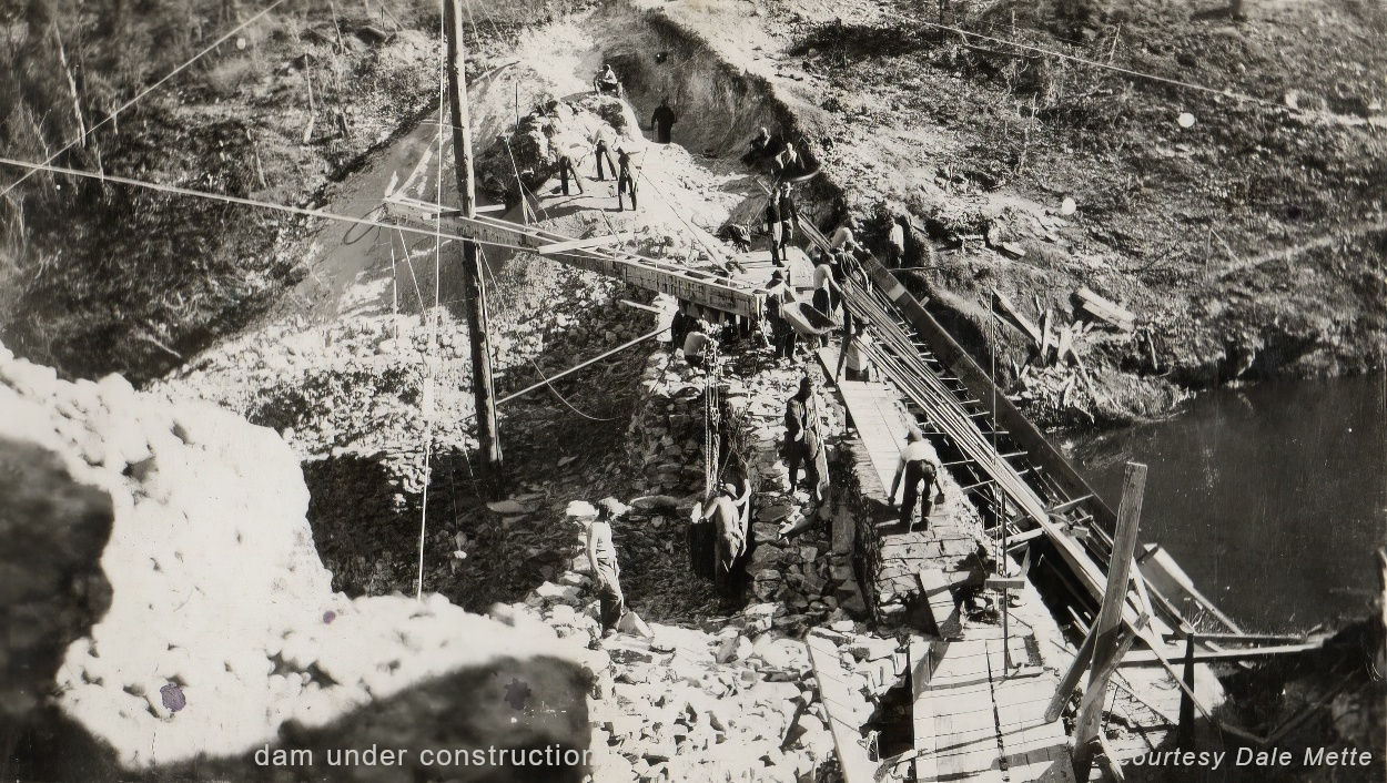 Construction on Meade Dam