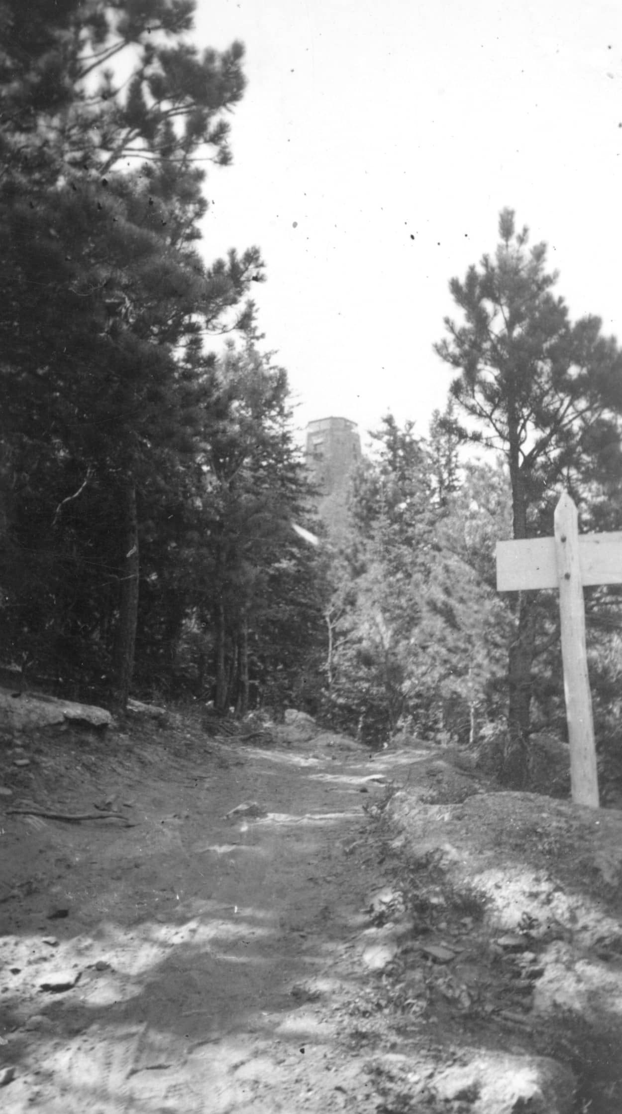 road, Harney in background