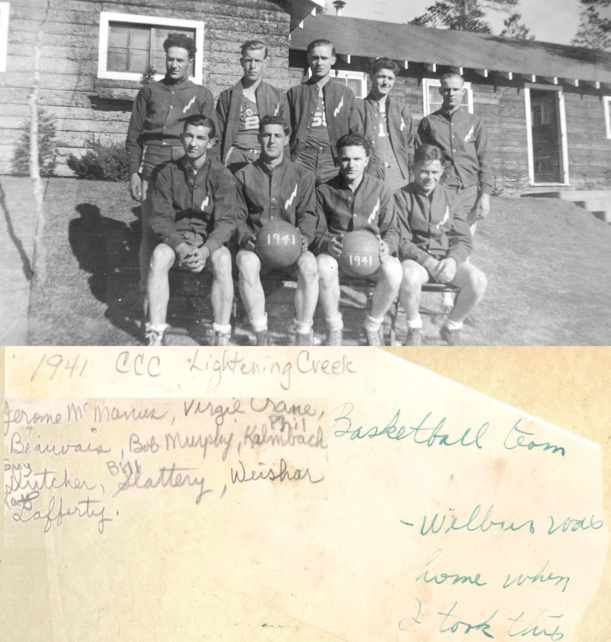 basketball team, 1941