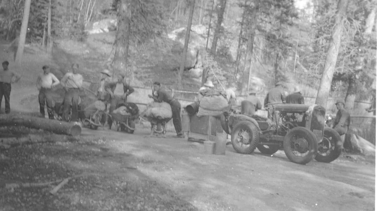 crew near Harney Peak 1940