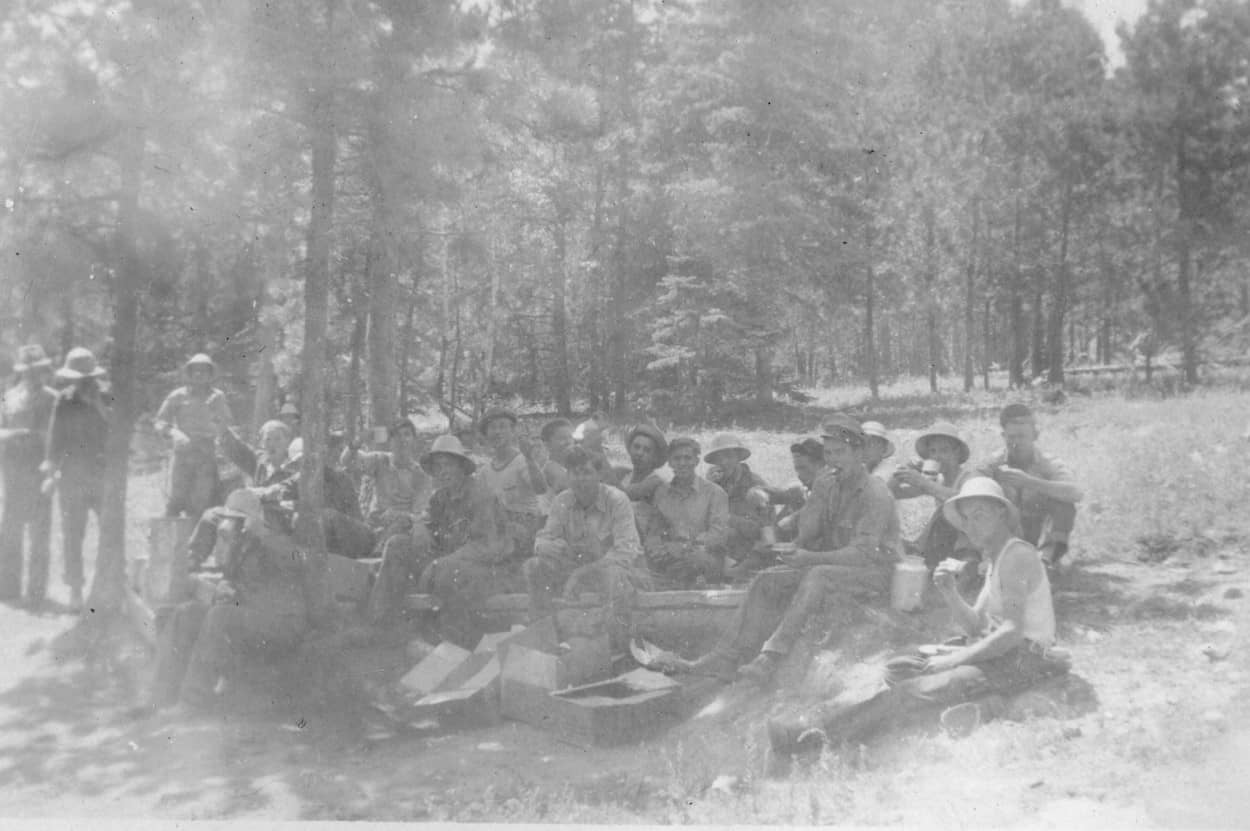 lunch in the field