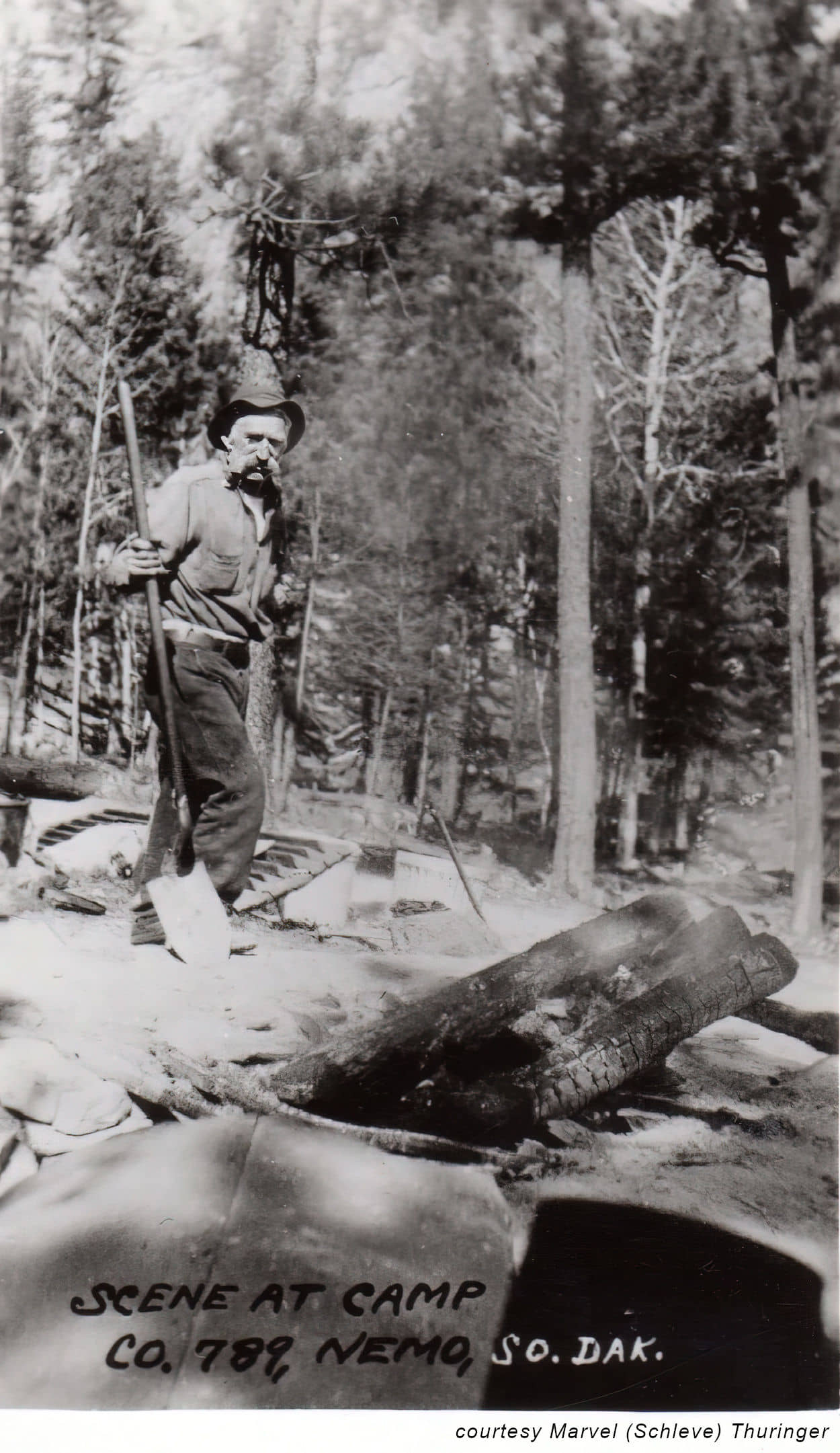 CCC Man at Camp Nemo