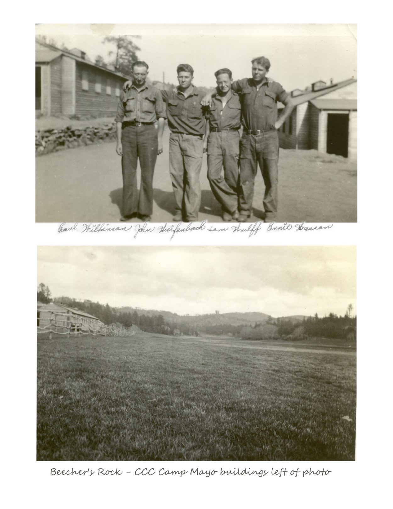 CCC Camp Mayo photos from Wulf family