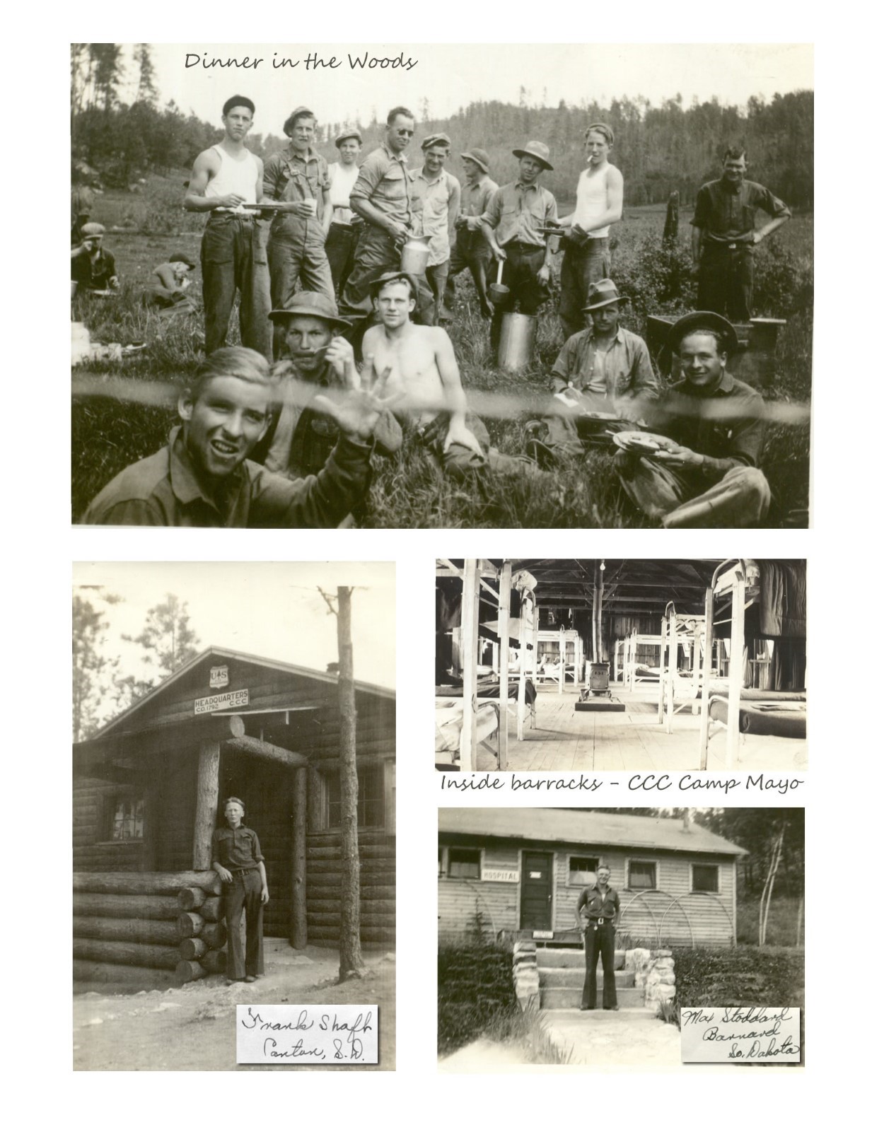 CCC Camp Mayo photos from Wulf family CCC Camp Mayo photos from Wulf family