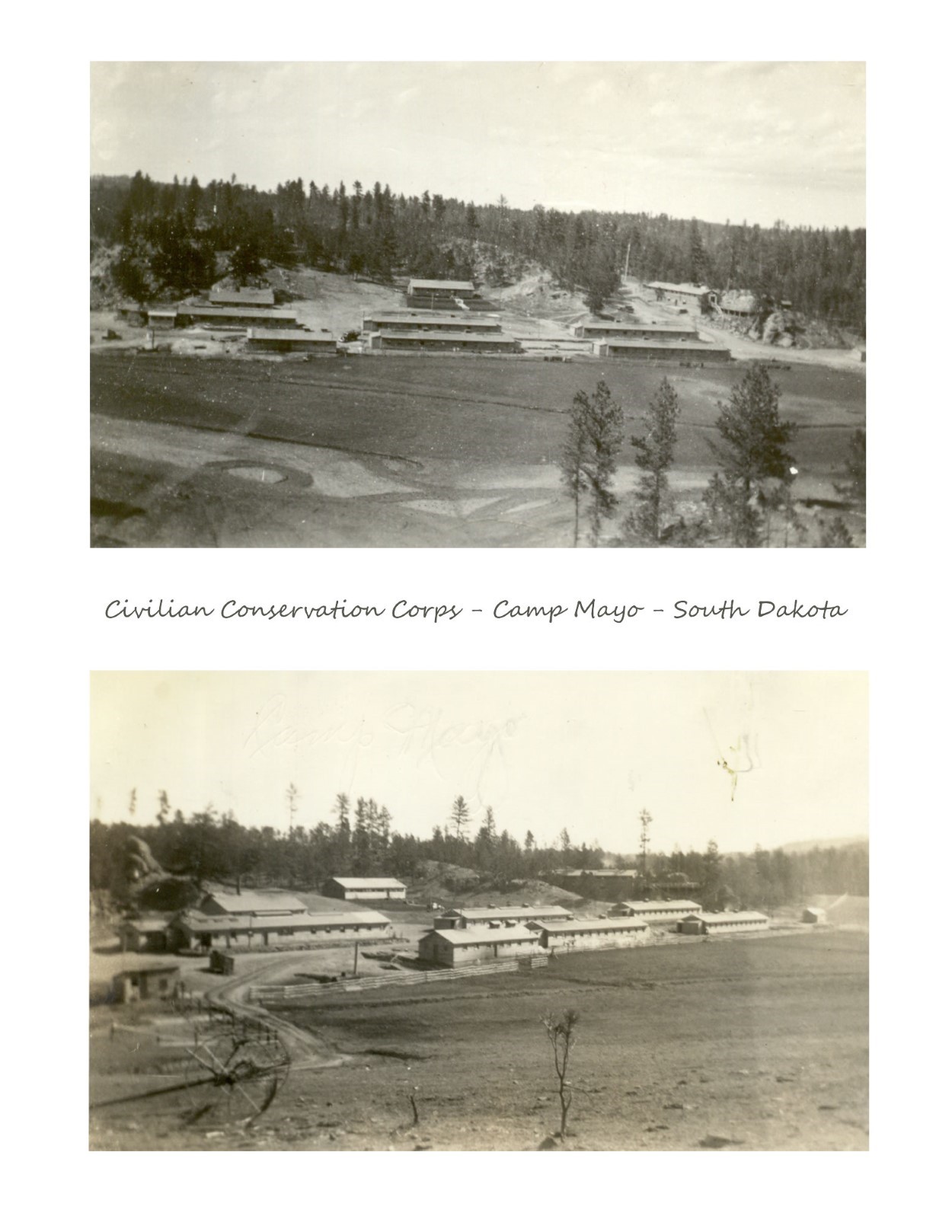 CCC Camp Mayo photos from Wulf family