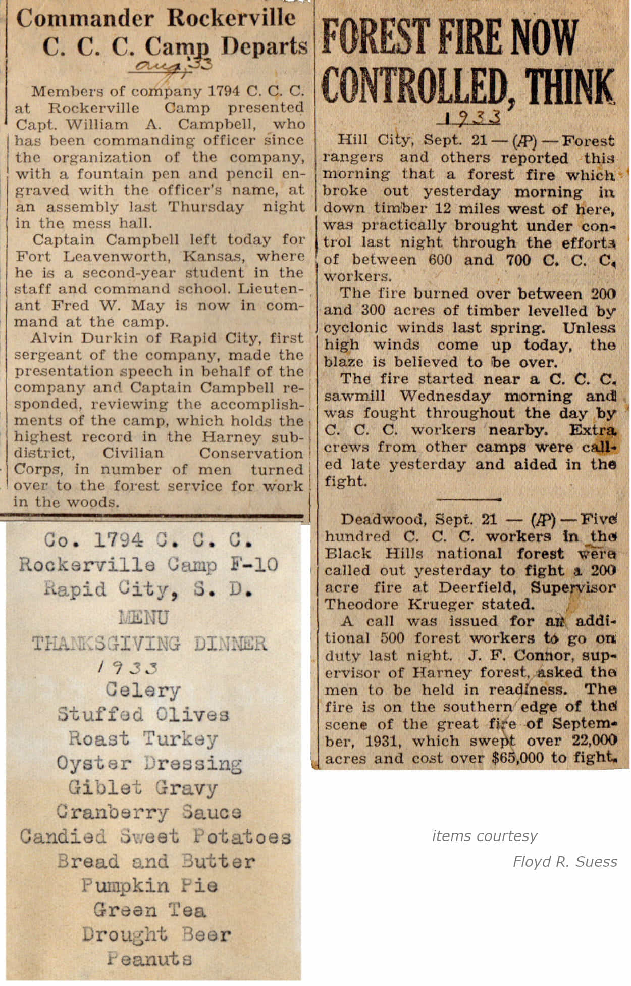 Floyd R Suess donated Hysterical History Floyd R Suess donated Hysterical History