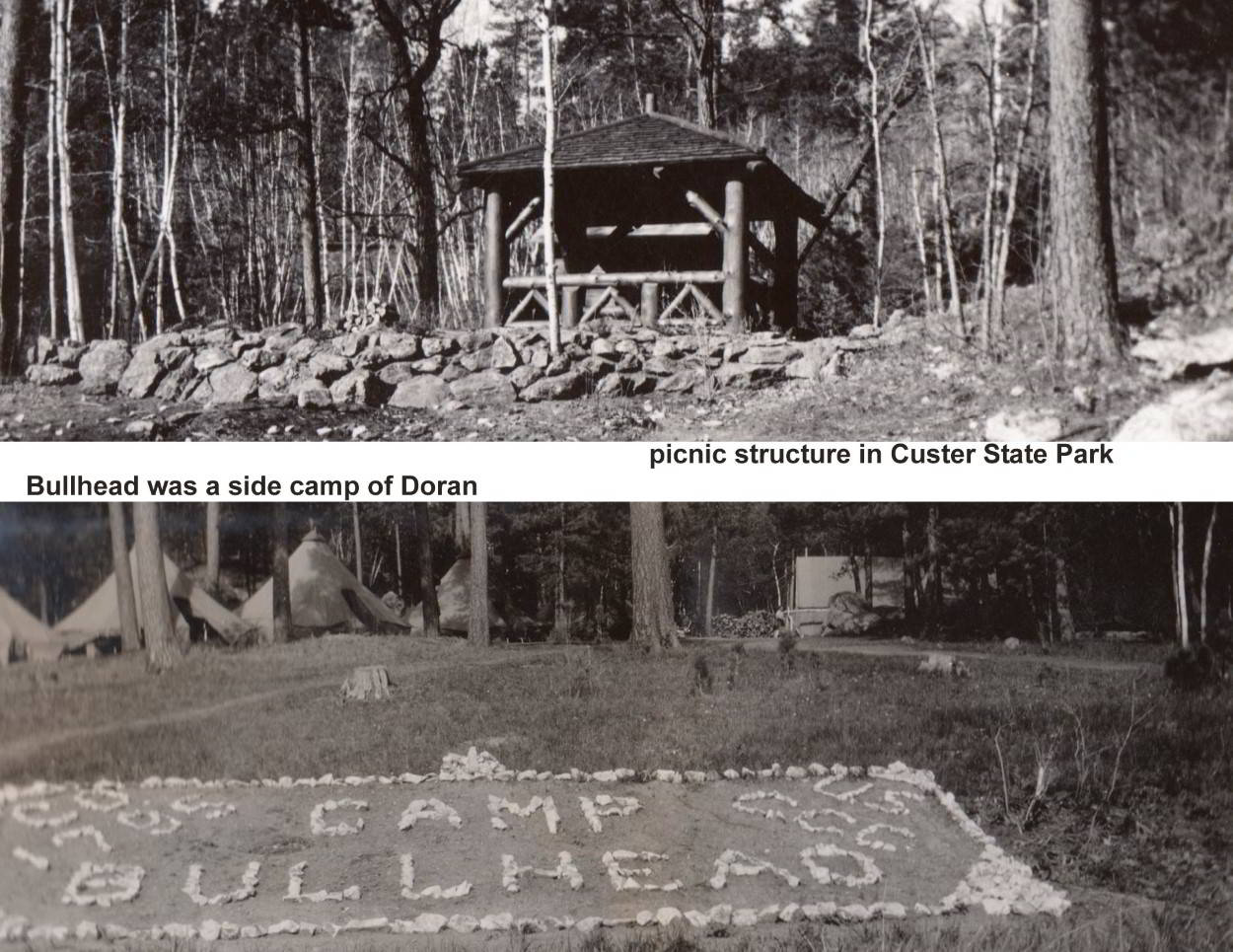 Displays built by Civilian Conservation Corps for Custer State Park Harold Anderson - CCC Photos