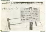 Custer Trail Sign