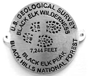 Black Elk Hiking Staff Medallion